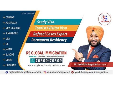 Study Visa Consultants In Jalandhar Rs Global Immigration Jalandhar