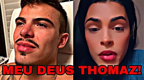 A CASA CAIU INFLUENCIADORA TRANS EXPÕE QUE THOMAZ COSTA FOI