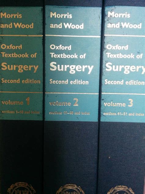 Oxford Textbook Of Surgery 3 Volume Set 9780192628848 Medicine