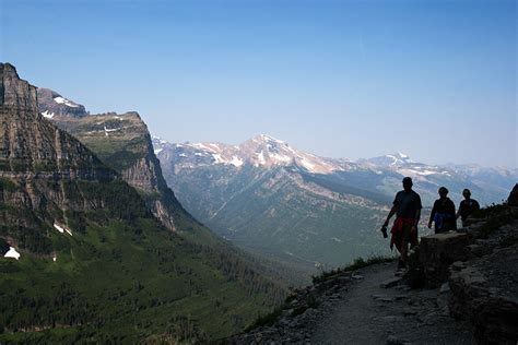 Photos Hiking The Highline Trail In Glacier National Park Flathead