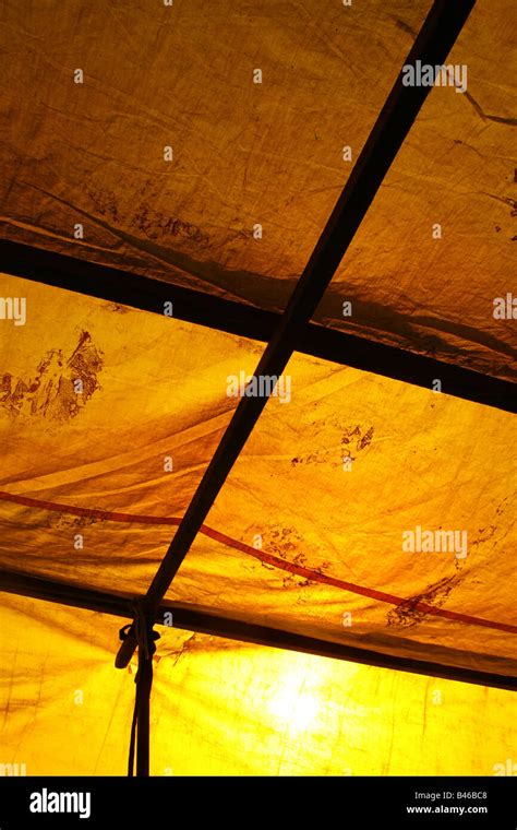 Detail Of Market Stall Stand Outdoors Stock Photo Alamy