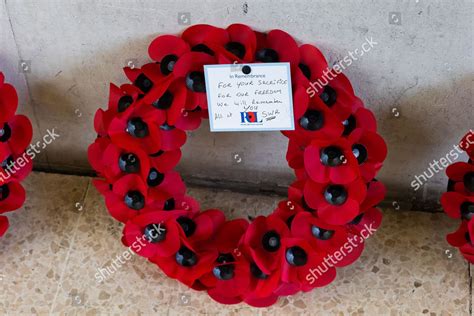 Armistice Day Wreath Commemorating Former Deceased Editorial Stock ...