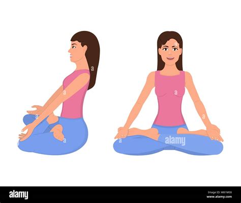 Girl Levitation Stock Vector Images Alamy