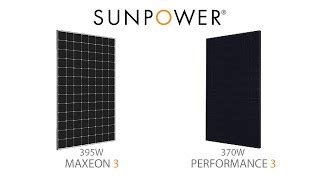 Sunpower Maxeon E Series High Efficiency Solar Panels Off