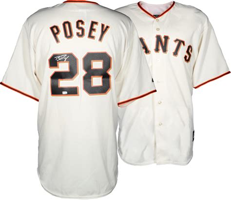 Buster Posey San Francisco Giants Autographed Majestic Replica Jersey w ...