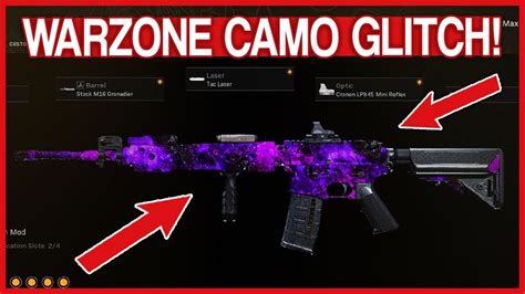 Glitch Camo Warzone Comment Mettre Les Camouflages Cold War Et