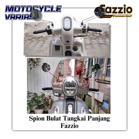 Jual Spion Grand Filano Model Bulat Tangkai Panjang Spion Yamaha Fazzio