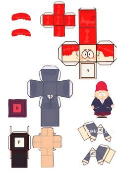 Ideias De South Park Papercraft Bonecos De Papel South Park Arte