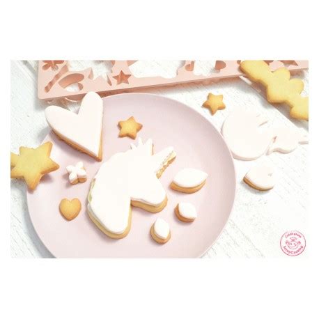 Plaque D Coupoir Pour Biscuits Licornes Scrapcooking F Erie Cake