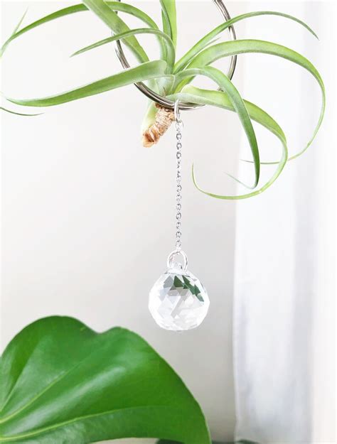 Suncatcher Air Plant Hanger Suncatcher Crystal Prism Air Etsy