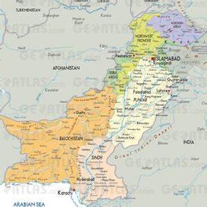 (Left) Map of Pakistan 18 ; (Right) Detailed Map showing the railway ...