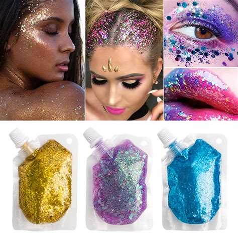 Supply Holographic Chunky Body Face Sparkling Glitter Gel Wholesale Factory Shenzhen Mola