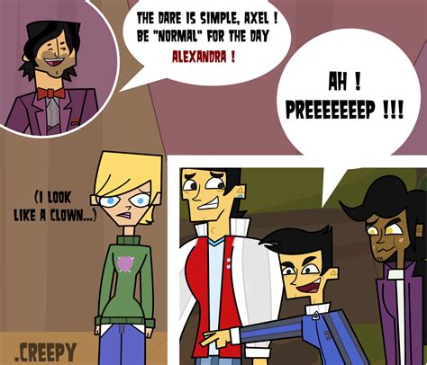 Total Drama Reloaded Axels Dare By Sadnesscry On Deviantart