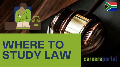 Where To Study Law In South Africa Careers Portal Youtube