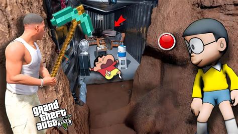 GTA 5 Franklin Shinchan Nobita Found Secret Bunker Inside Franklin