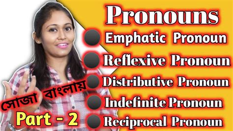 Pronouns I Different Types Of Pronouns In Bengali I Part