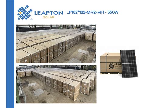 Solar Panel Leapton Lp M Mh W Wp Mono Secondsol