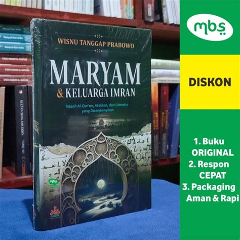 Jual BUKU MARYAM KELUARGA IMRAN Telaah Al Qur An Al Kitab Dan