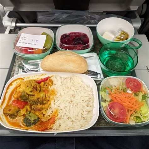 Eva Air Vegetarian Vegan Meal Dinner Reviews Abillion