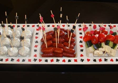 Casino Theme Party Food