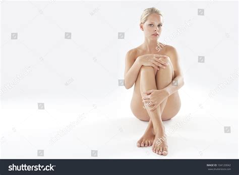 Attractive Naked Woman Isolated On White Stock Photo 104120042 Shutterstock