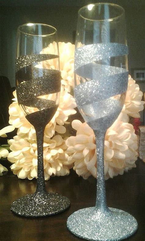 Copas Para Novios Ideas Para Decorar Copas De Brindis De Bodas