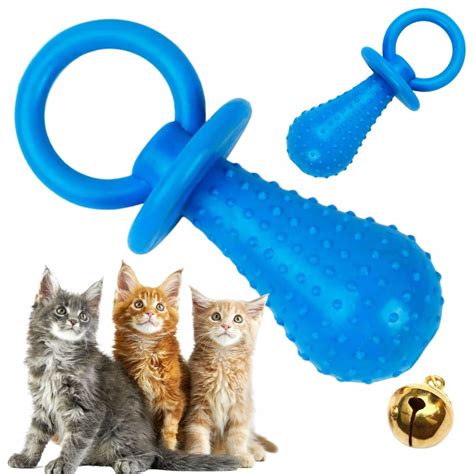 Интерактивна играчка за котки, стоматологична, гумена, синя - eMAG.bg