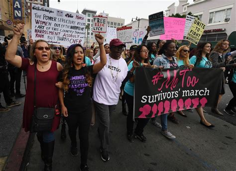 Metoo Movement Marches On Hollywood Against Sexual Assault And