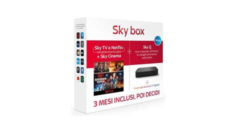 Sky Box Con Tre Mesi Di Sky TV Netflix E Sky Cinema In Offerta Su Amazon