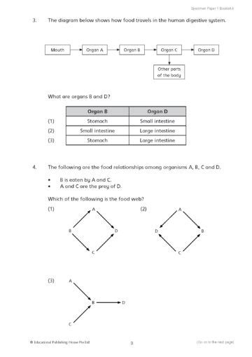 Psle Foundation Science Specimen Papers Eph