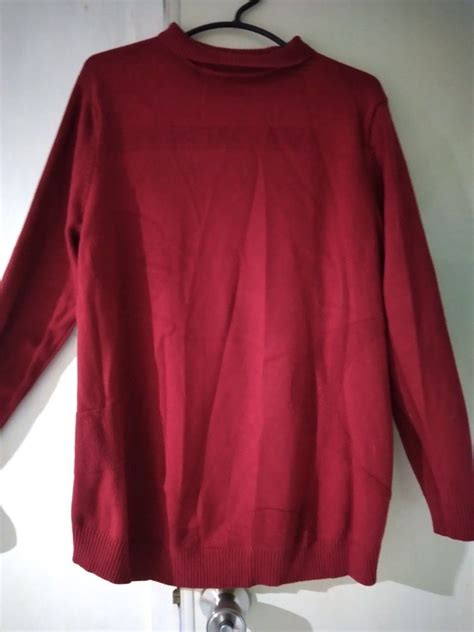 Red Longsleeves Womens Fashion Tops Longsleeves On Carousell