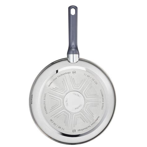 Tefal Daily Cook Set De Sartenes De Acero Inoxidable De 20 24 Y 26 Cm