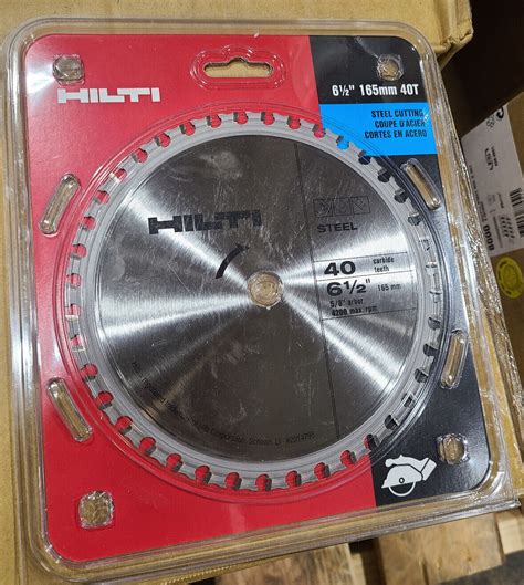 Hilti 6 5 X 5 8 Z40 Teeth Steel Cutting Circular Saw Blade 2014798