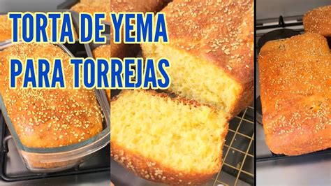 COMO PREPARAR TORTA DE YEMA O PAN PARA TORREJAS PASO A PASO YouTube