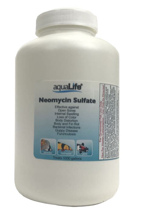 Neomycin Sulfate Treats 1000 Gallons Aquarium Connection