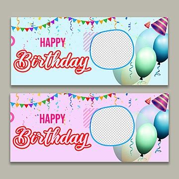 Birthday Banner Templates PSD Design For Free Download | Pngtree