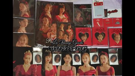 Unboxing Red Velvet 3rd Concert La Rouge Goods Youtube