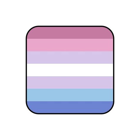 Premium Vector | Vector lgbt flag lgbtq flag bigender flag