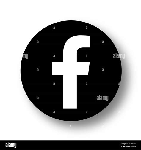 Facebook Logo Vector Black And White Stock Photos And Images Alamy