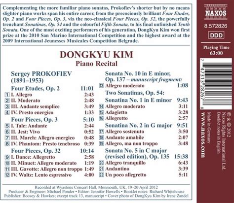 Dongkyu Kim Piano Recital CD DongKyu Kim Muziek Bol