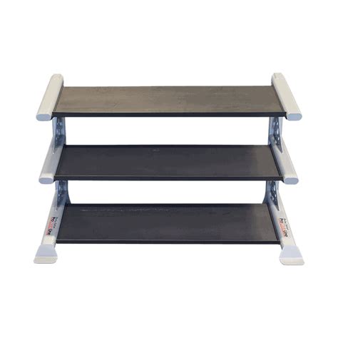 Body Solid Pro Clubline 3 Tier Commercial Dumbbell Rack Sdkr1000db