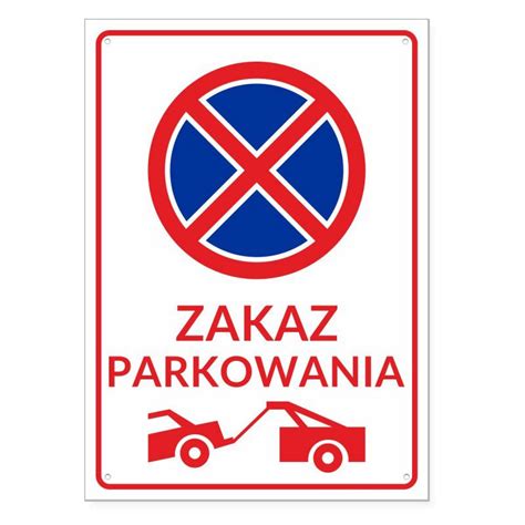 Zakaz Parkowania X Cm