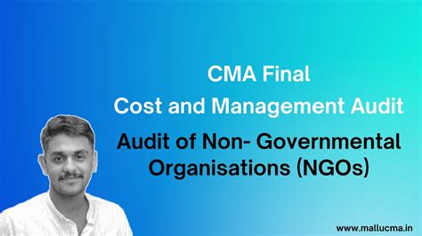 Audit Of Non Governmental Organizations Ngos Cma Final Cost And