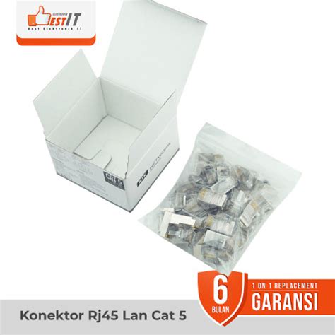 Jual Konektor Rj45 Lan Cat 5 NYK Original 1 Box Jakarta Pusat Best