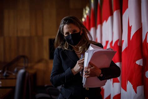 Deputy Prime Minister Chrystia Freeland Delivers The Budget Speech In