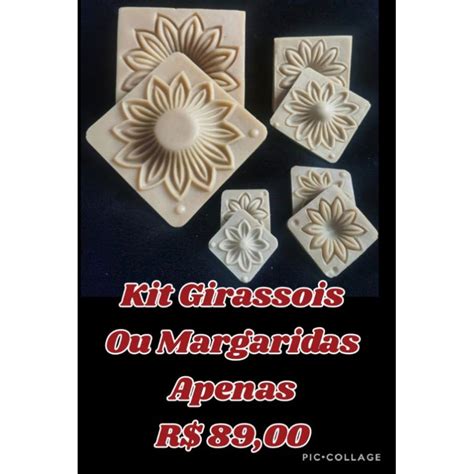 Frisadores De Eva Kit Girassois Ou Margaridas Envio Em H Uteis