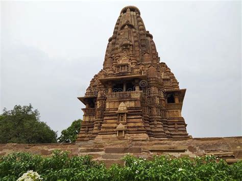 Templo De Khajuraho Madhya Pradesh India Local Da Heran A Do Unesco