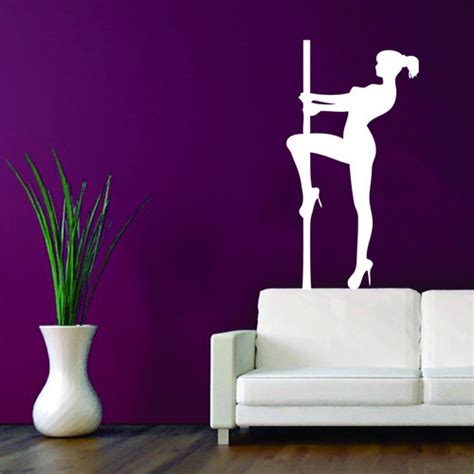 Adesivo De Parede Mulher Empoderada Pole Dancer Adesivos Decorativos