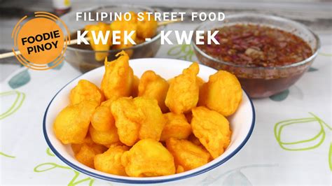 How To Make Kwek Kwek Or Quail Eggs Coated With Batter Famous Filipino