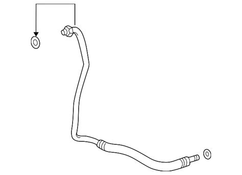 Genuine Oem Engine Oil Cooler Inlet Hose Kit With Nut Gasket And Caps